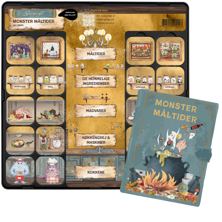 StoryCraft - MONSTER MÅLTIDER inkl. Guidebog