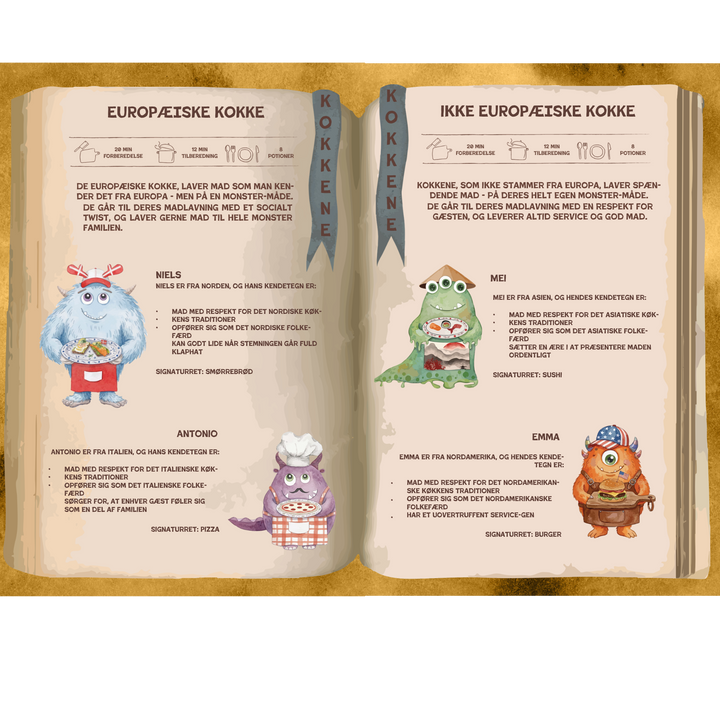 StoryCraft - MONSTER MÅLTIDER inkl. Guidebog